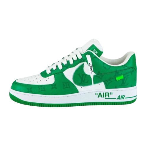 Louis Vuitton Nike Air Force 1 Low Green by YOUBETTERFLY