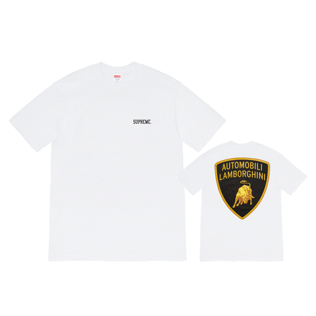 Supreme Automobili Lamborghini Tee White  . Buy And Sell Authentic Supreme Streetwear On Stockx Including The Supreme Automobili Lamborghini Tee White From Ss20.