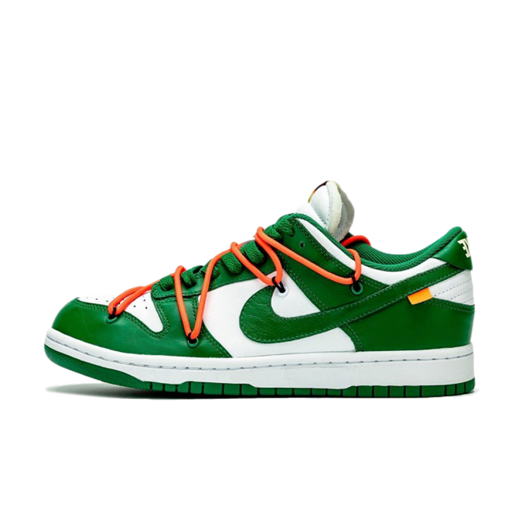 Off-White x Nike Dunk Low Pine Green by youbetterfly
