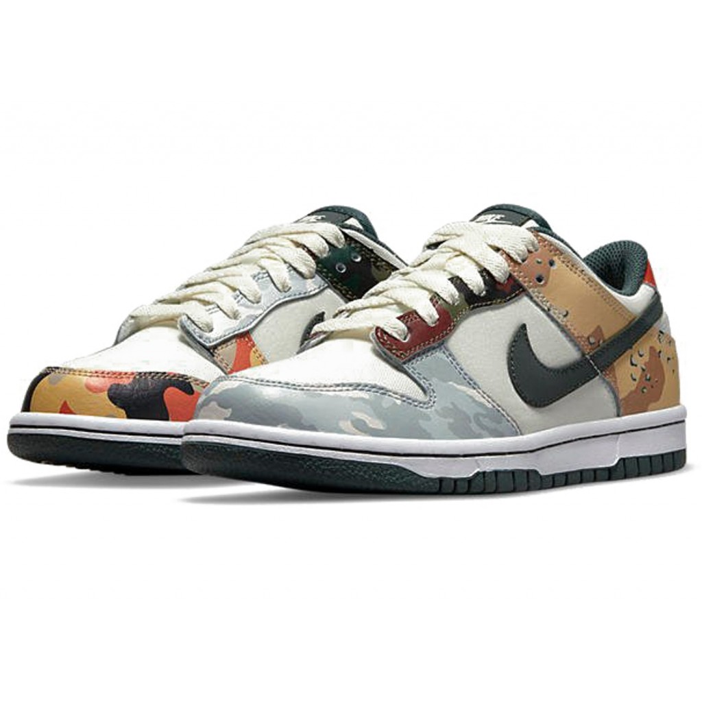 Nike Dunk Low SE Sail Multi-Camo By Youbetterfly